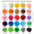 Party Decorations Tissue Paper Pom Poms - Multi Colours - 3 Sizes