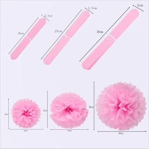 Tissue Paper Pom Poms Pompoms Balls Flowers Party Hanging Decorations Sizes