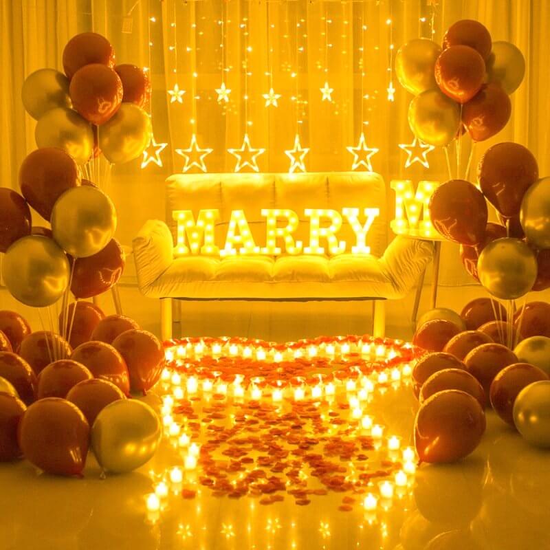 LED Light Up Alphabet Letter & Number Sign - Warm White, Battery Operated