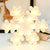 LED Light Up Snowflake Sign - Warm White, Battery Operated