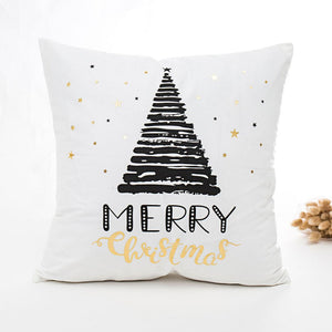 Bronze Christmas Decorative Cushion Covers - Online Party Supplies