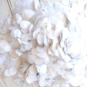 Online Party Supplies Australia 20g Round White Circle Tissue Paper Wedding Bridal Shower Bay Shower Party Confetti Table Scatters