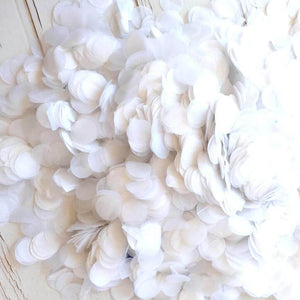 Round White Circle Tissue Paper Party Confetti Table Scatters