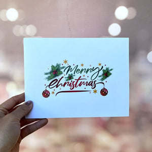 Winter Christmas Tree 3D Pop Up Greeting Card