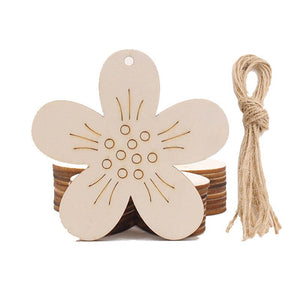 Online Party Supplies Australia Laser Cut Wooden Easter Egg Bunny Rabbits Hanging Decorations 10 Pack