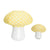 Yellow Mushroom Shaped Paper Lantern - 2 Sizes