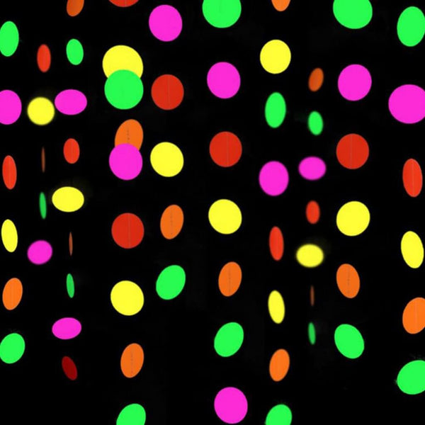 50 Pieces Neon Party Supplies Uv Neon Balloons Glow In The Dark Balloons Blacklight  Party Latex Balloons 12 Inch Reactive Fluorescent Mini Polka Dots