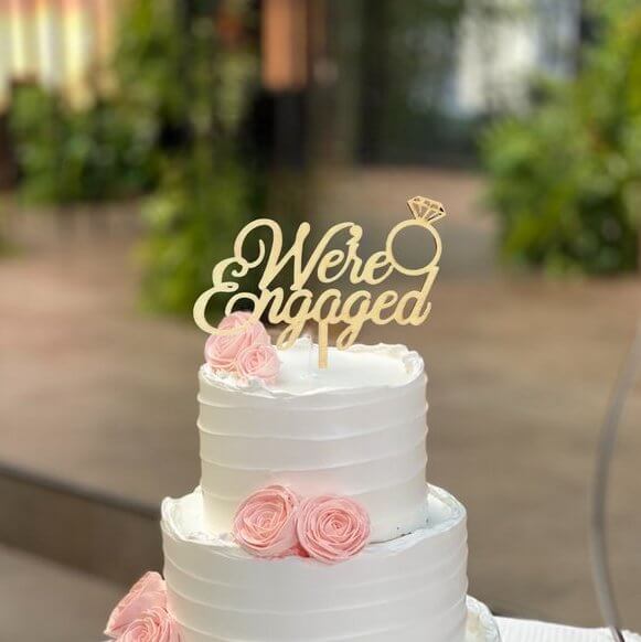 Wooden Cake Toppers