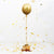 Gold Happy Birthday Balloon Tail 1.8m