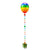 Rainbow Happy Birthday Balloon Tail 1.8m