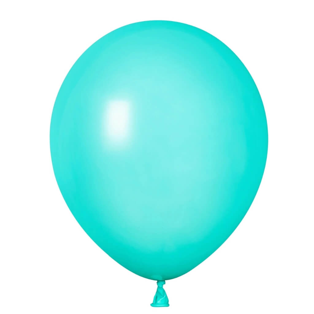 10-inch aqua blue Latex Balloons pack of 10