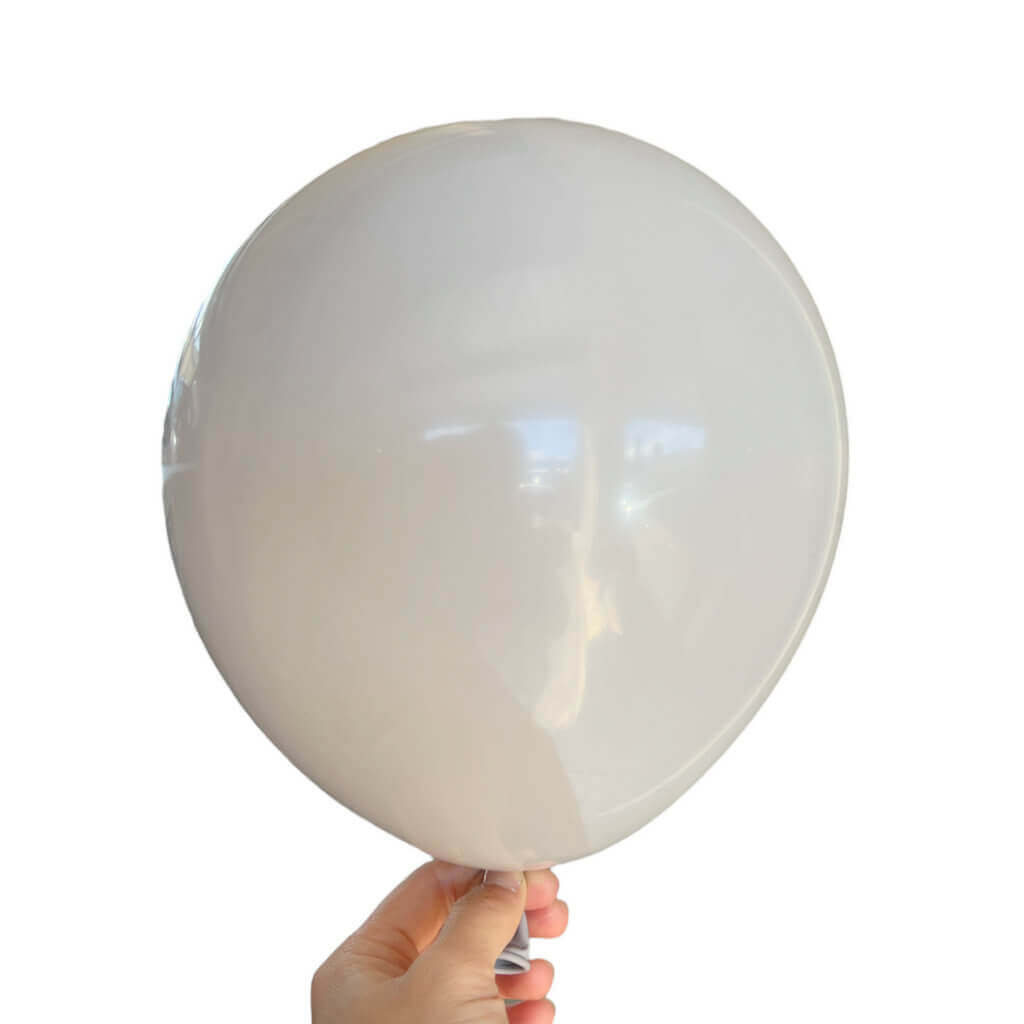 10 Inch Grey Latex Balloons 10 Pack