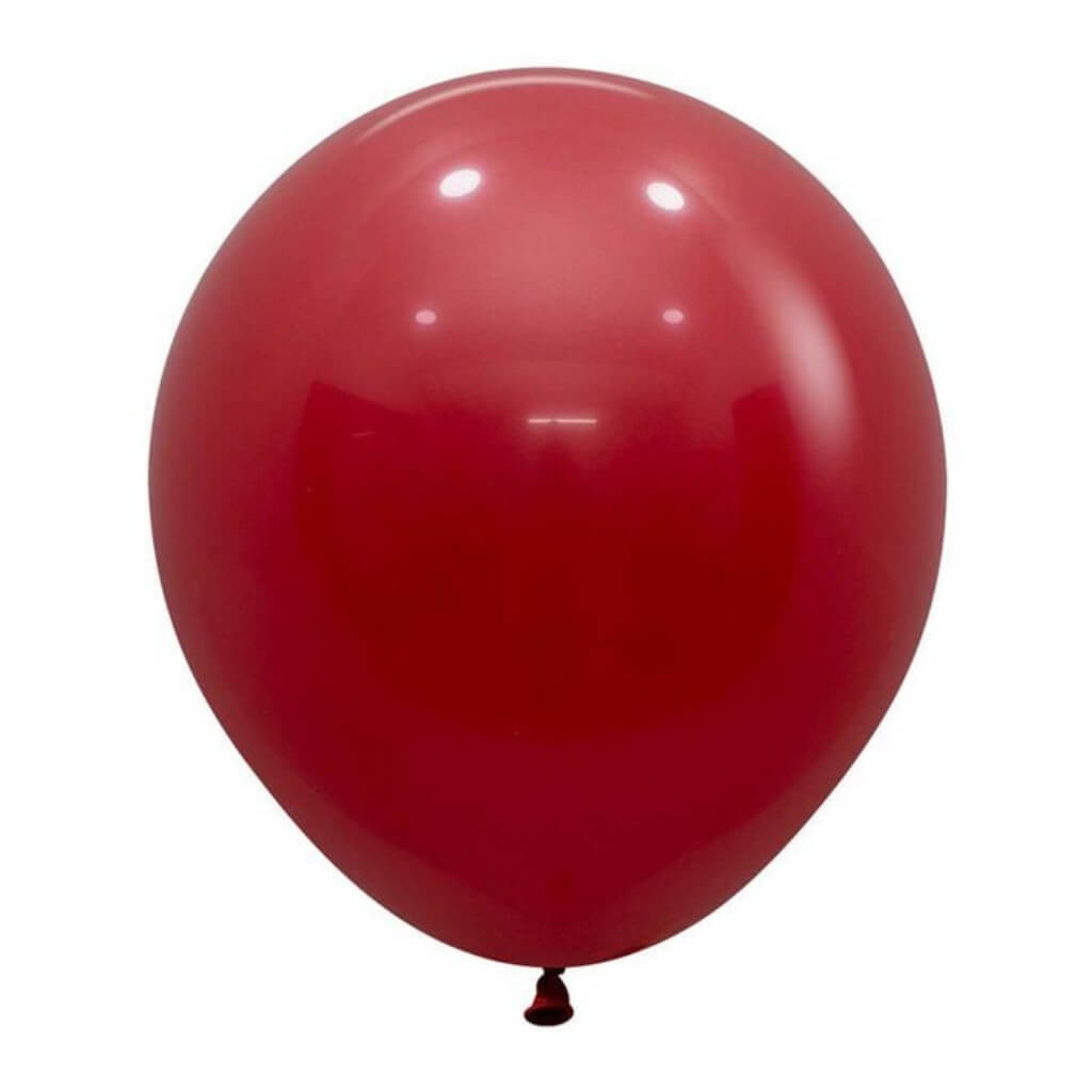 10inch maroon dark red latex balloons 10 pack