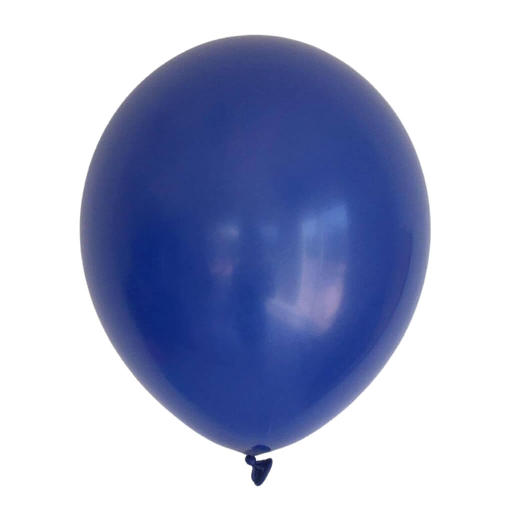 10-inch Standard Colour Latex Balloons pack of 10 navy blue