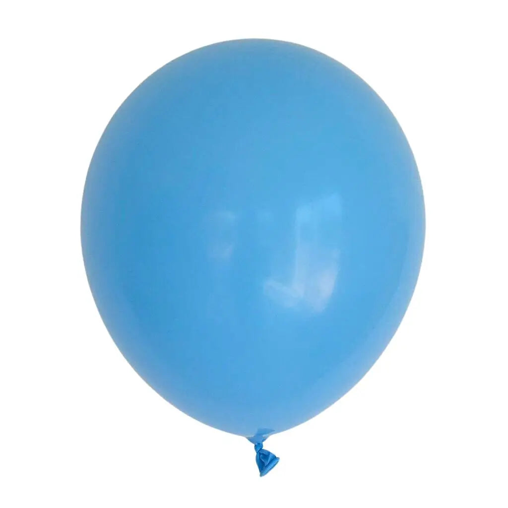 10-inch Standard Solid Colour blue Latex Balloons 10pk