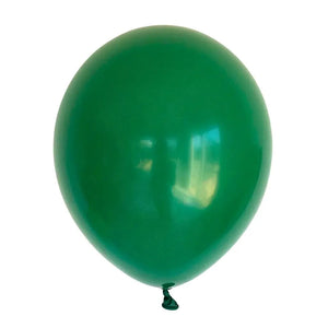 10-inch Standard Solid Colour forest green Latex Balloons 10pk