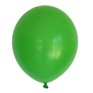 10-inch Standard Solid Colour green Latex Balloons 10pk