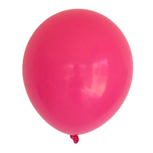 10-inch Standard Solid Colour hot pink Latex Balloons 10pk
