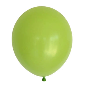 10-inch Standard Solid Colour lime green Latex Balloons 10pk