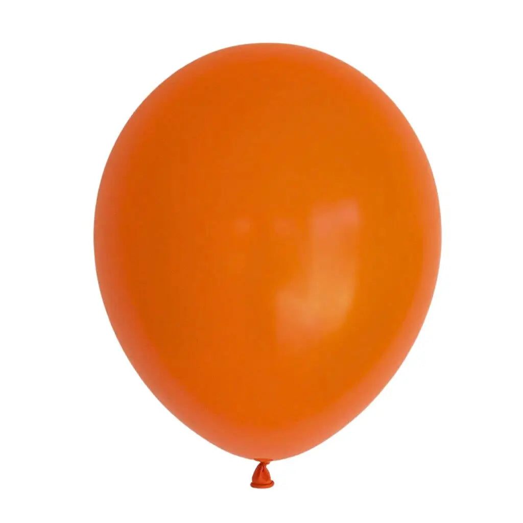 10-inch coral orange Colour orange Latex Balloons 10pk