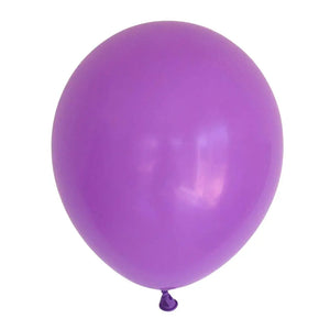 10-inch Standard Solid Colour purple Latex Balloons 10pk