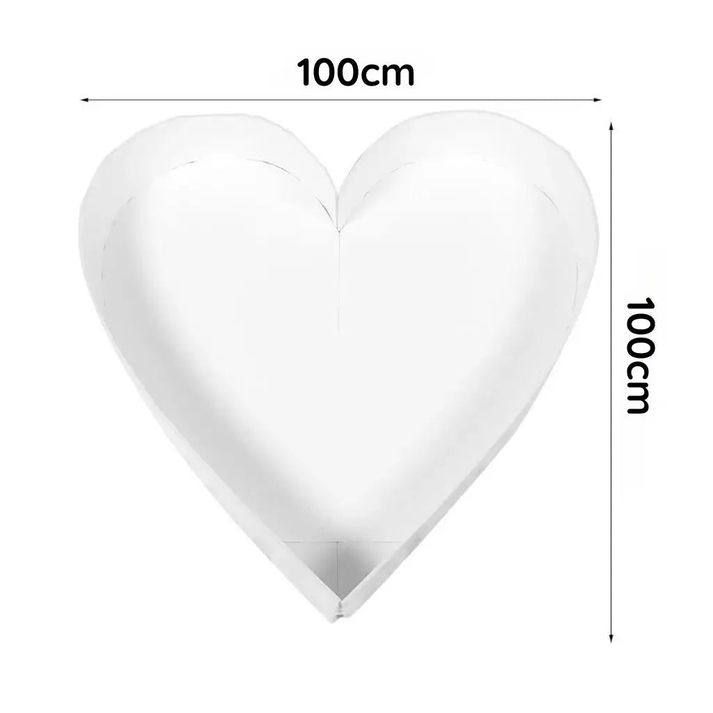100cm Jumbo Heart Shaped Balloon Mosaic Frame