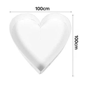 100cm Jumbo Heart Shaped Balloon Mosaic Frame