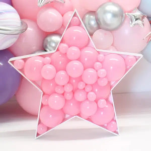 100cm Jumbo star Shaped Balloon Mosaic Frame