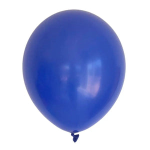 10-inch Standard Colour Latex Balloons 10pk navy blue