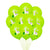 12-inch Llama Latex Balloons 10pk - Green