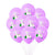 12-inch Llama Latex Balloons 10pk - Purple