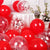 12-inch Red Latex & Confetti Latex Balloons 10 Pack