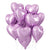 18-inch Light Purple Heart Shaped Foil Balloon Bouquet 10pk