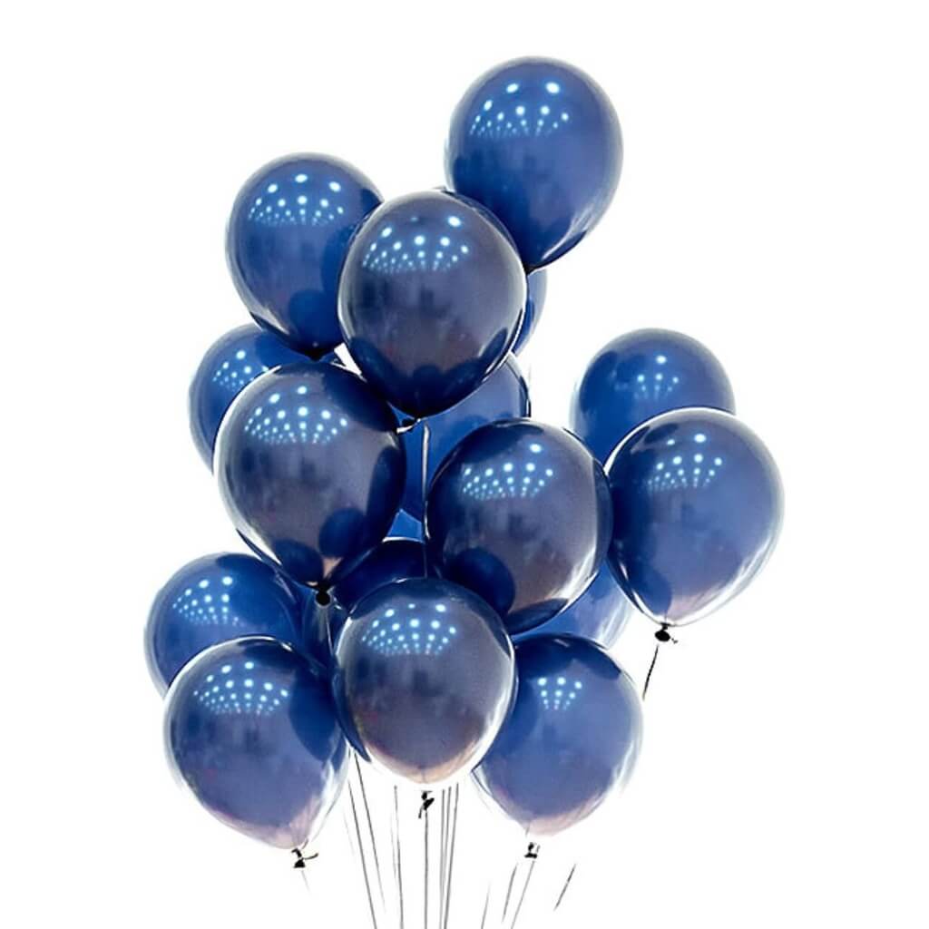 5-inch Mini Midnight Blue Latex Balloons 10pk