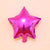 9-inch Mini Hot Pink Star Foil Balloons 10 Pack