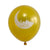 10-inch Gold Eid Mubarak Moon Mosque Latex Balloons