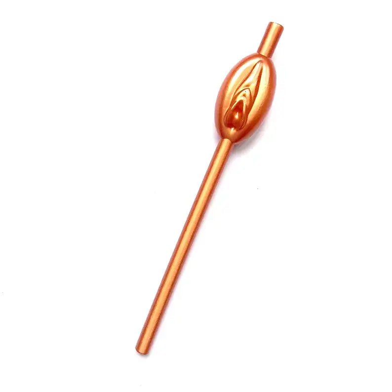 Rose Gold Pussy Straws 10pk