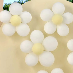 Ditsy Daisy Latex Balloon Decorations 5pk