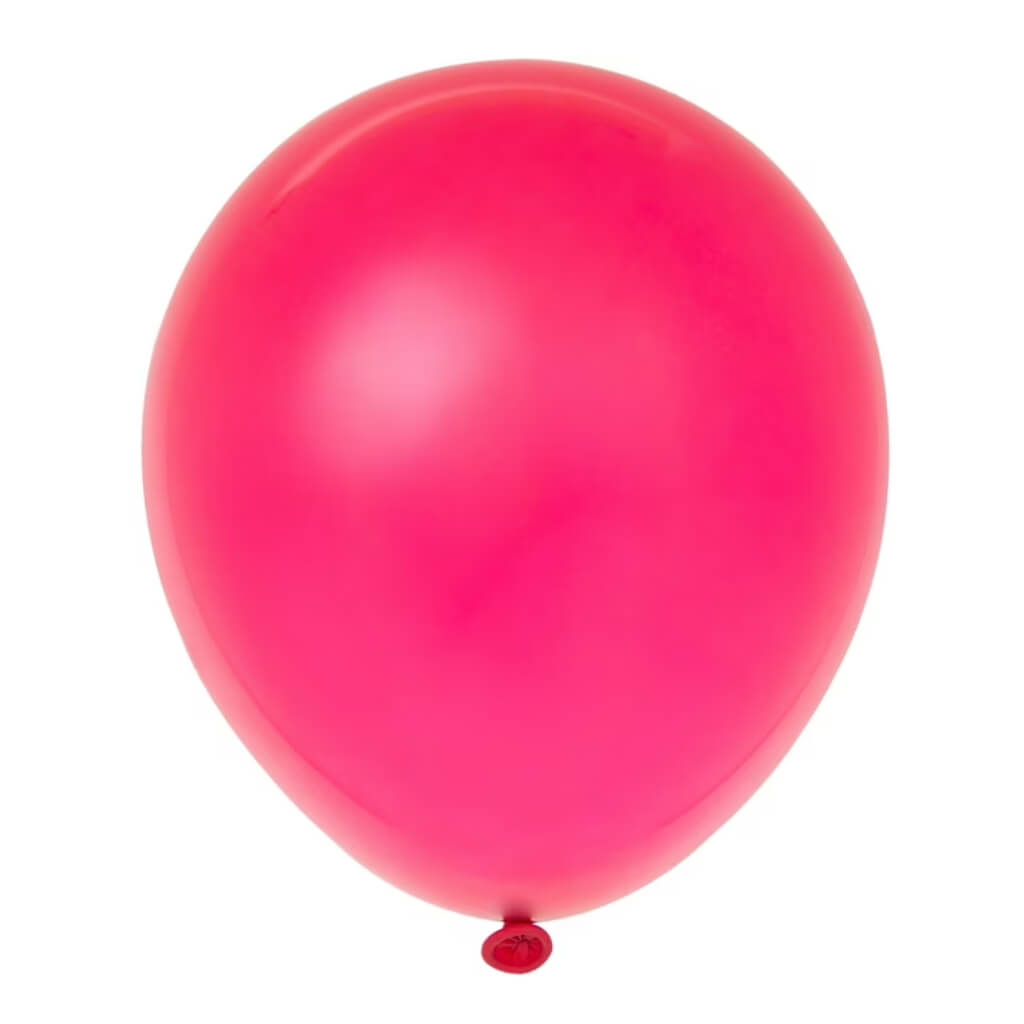 12inch magneta pink latex balloons 10pk