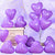 12-inch Heart Latex Balloons 10pk - Purple