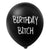 "Birthday Bitch" Abusive Black Latex Balloons 10pk