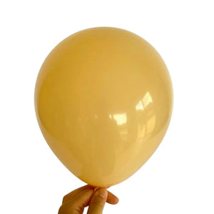 12-inch vintage retro apricot latex balloons 10 pack