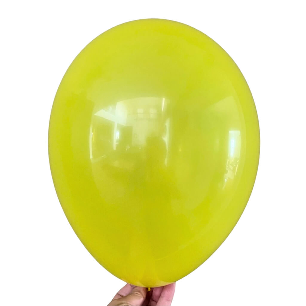 12inch yellow chiffon latex balloons 10 pack party decorations