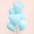 12-inch Macaron Heart Latex Balloons - Tiffany Blue