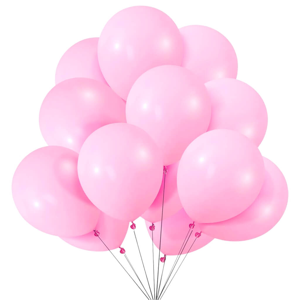 Light Pink Latex Balloons 10pk 12inch