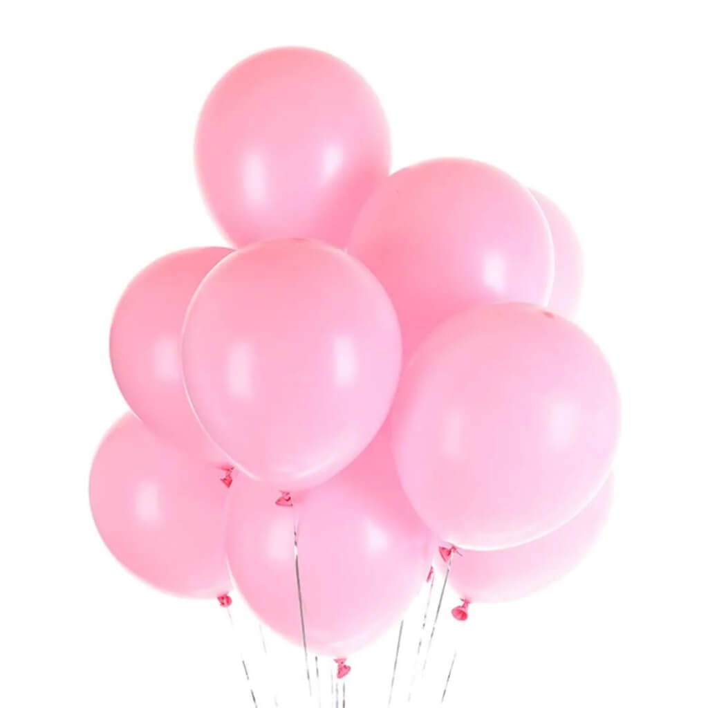 12inch Light Pink Latex Balloons 10pk 