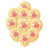 Retro Yellow Peace Kombi Latex Balloons 30cm 10pk