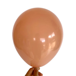 12-inch vintage retro pink latex balloons 10 pack