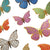 3D Magnetic Butterfly Decals Decorations 12 Pack - Multicolour