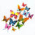 3D Rainbow Butterfly Magnetic Stickers 12 Pack - Style 1